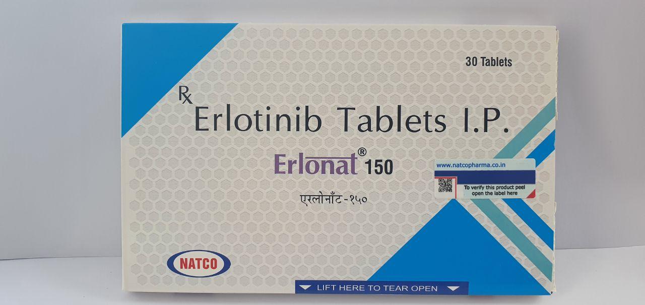 Ерлонат (Erlonat) Ерлотініб (Erlotinib) 150 мг