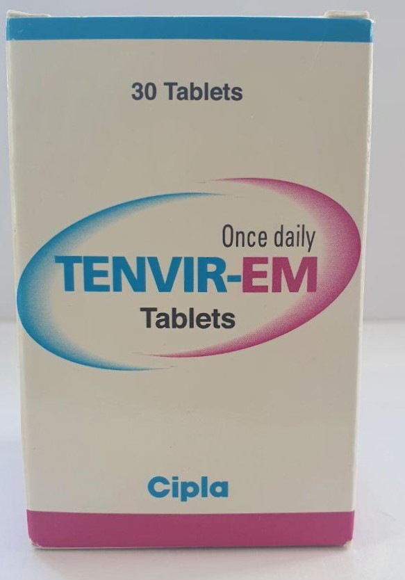 Тенвір-ЕМ (Tenvir-EM) ТЕНОФОВІР (Tenofovir) 300 мг / (Emtricitabine) 200 мг — 30 таблеток