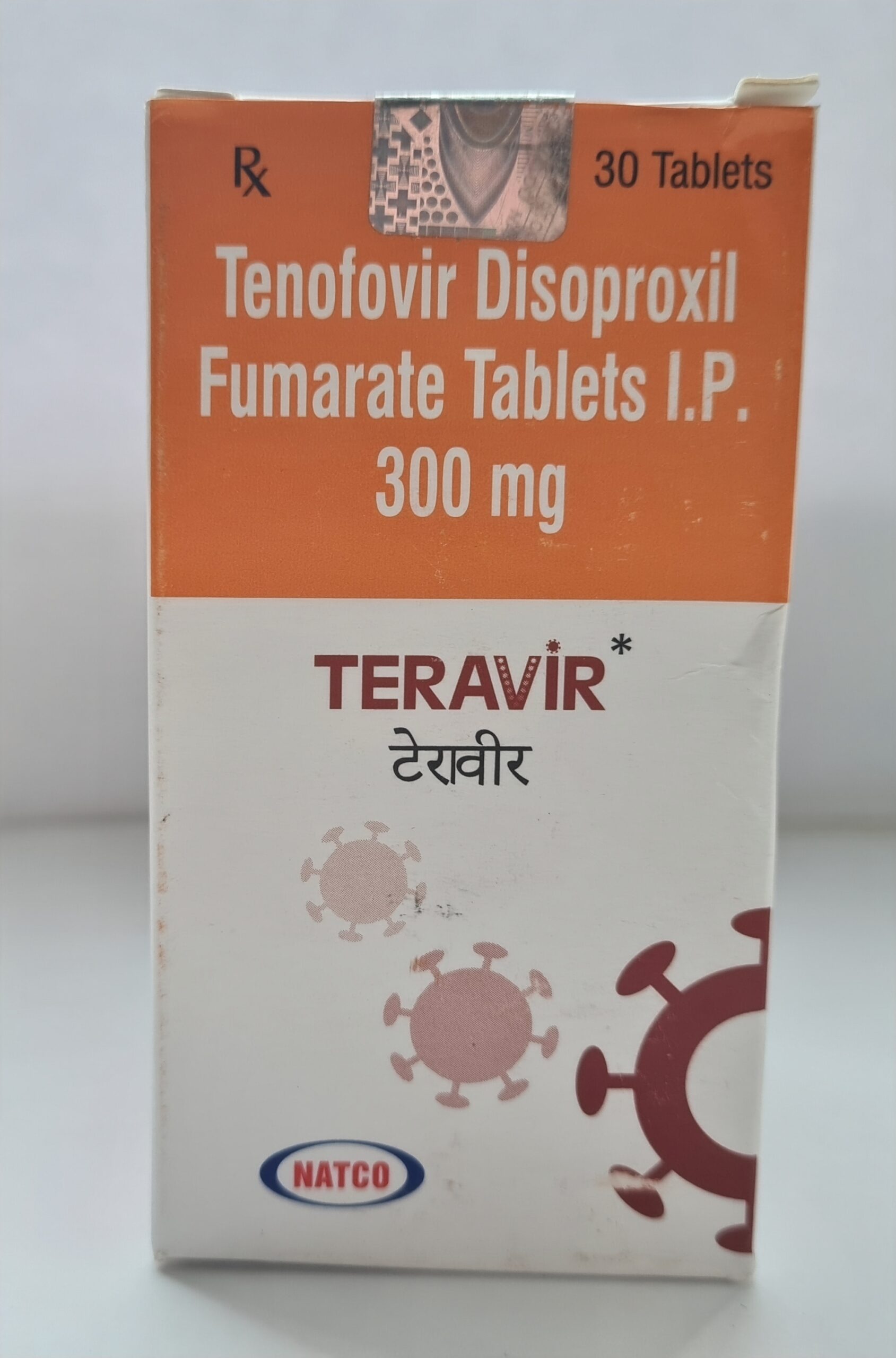 Теравір (Teravir) Тенофовір (Tenofovir) 300 мг — 30 таблеток