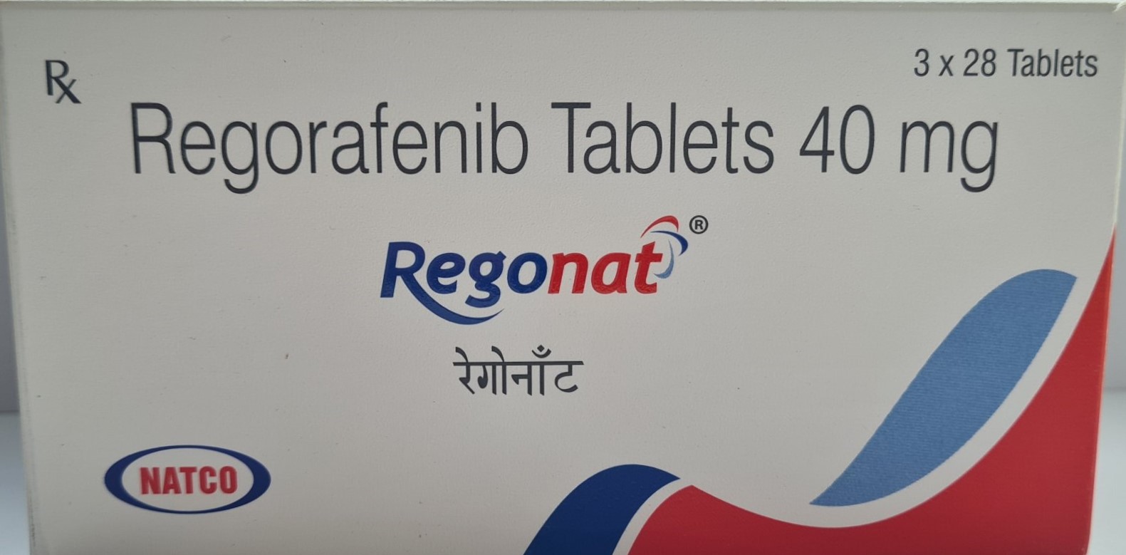 Регонат (Regonat) Регорафеніб (Regorafenib) 40 мг — 84 таблетки