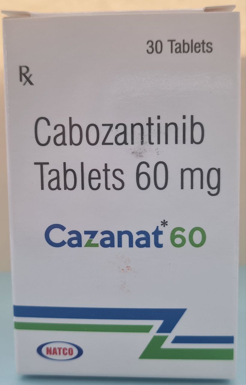 Казанат (Cazanat) Cabozantinib 60 мг — 30 таблеток
