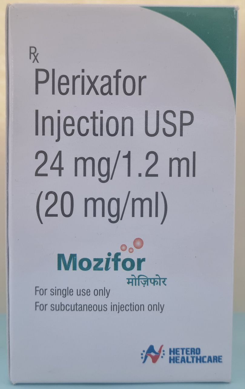 Мозифор (Mozifor) Плериксафор (Plerixafor) 24 мг / 1,2 мл (20 мг/мл)