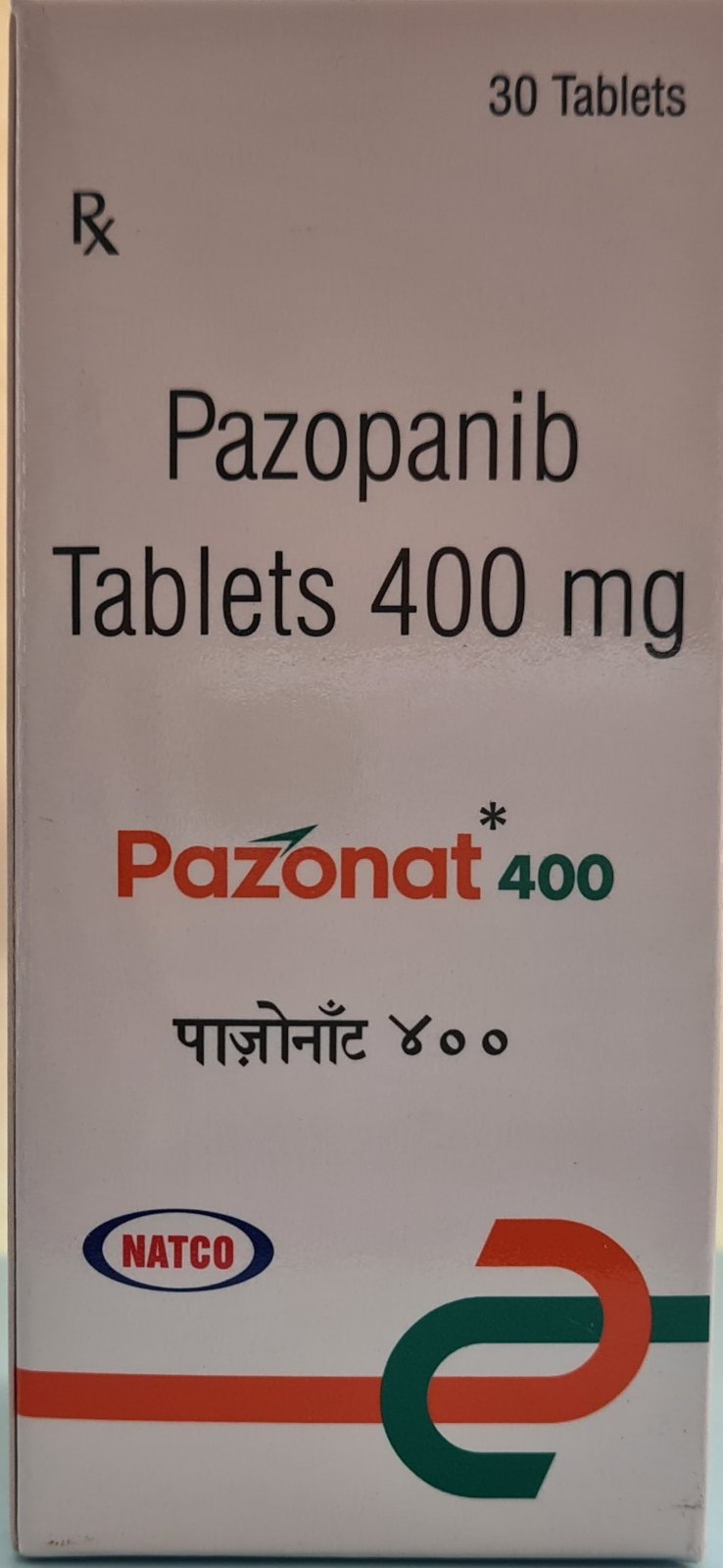 Пазонат (Pazonat) Pazopanib 400 мг — 30 таблеток