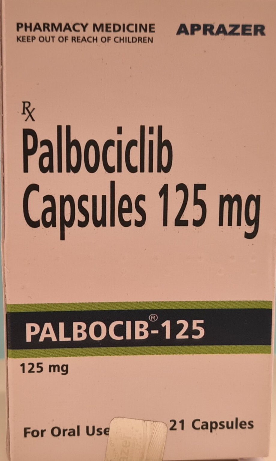 Палбоциб (Palbocib) Палбоцикли (Palbociclib) 125 мг — 21 капсула