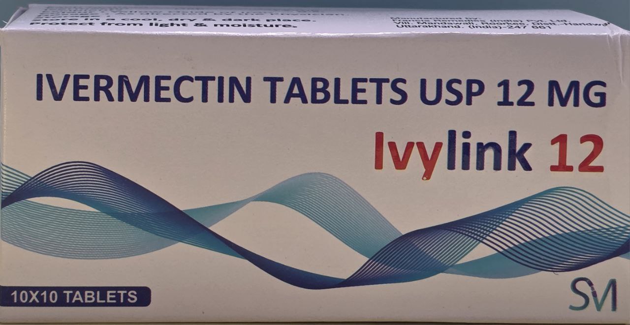 Айвілінк (Ivylink) Ivermectin 12 мг - 100 таблеток