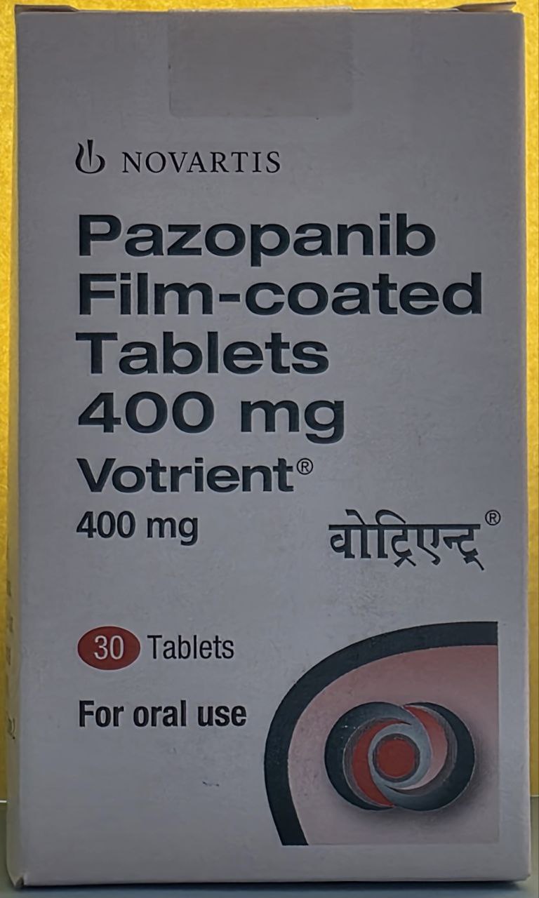 Вотриєнт (Votrient) Пазопаніб (Pazopanib) 400 мг